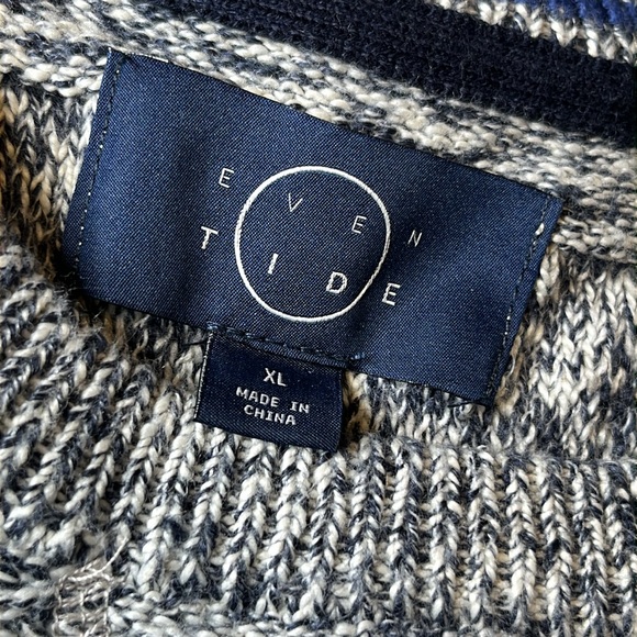 New Stitch Fix Even Tide size XL blue Onyx sweater - Picture 5 of 9